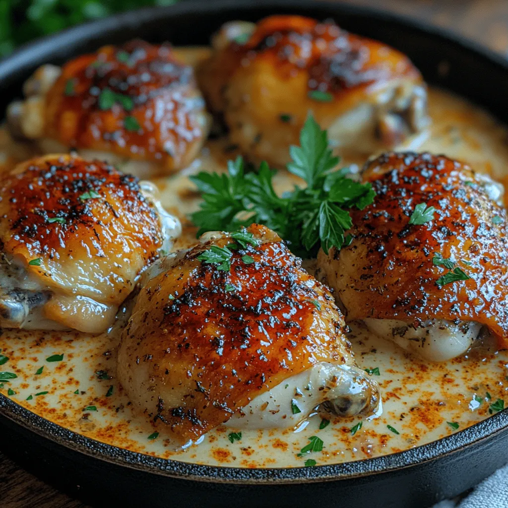 Imagine a dish that encapsulates the essence of home-cooked comfort while exuding a touch of elegance. Enter Savory Herb Roasted Chicken in Creamy White Sauce, a culinary masterpiece that marries succulent chicken thighs with a luxurious sauce that is nothing short of divine. Whether you are hosting a family dinner or celebrating a special occasion, this recipe promises to elevate your dining experience.