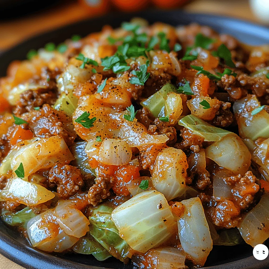 In the realm of comforting meals, few dishes can rival the warmth and heartiness of a well-prepared cabbage and ground beef delight. This dish is more than just a meal; it’s a celebration of simplicity and flavor, making it an ideal option for busy weeknights or a satisfying family gathering. With its rich combination of savory ground beef and the subtle crunch of cabbage, this recipe is designed to soothe the soul while providing a nutritious balance that appeals to all palates.