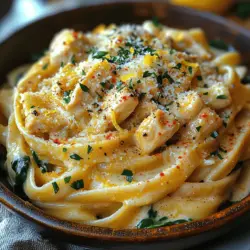 If you’re searching for a comforting and delicious meal that can be prepared in less than an hour, look no further than Creamy Garlic Chicken Pasta Delight. This dish is not just a meal; it's an experience that brings warmth and satisfaction to the dinner table. With tender chicken breasts enveloped in a luscious, garlicky cream sauce paired with al dente fettuccine, it's no wonder this recipe has earned a cherished place in the hearts of home cooks. The combination of flavors and textures creates a symphony of taste that is both indulgent and comforting.