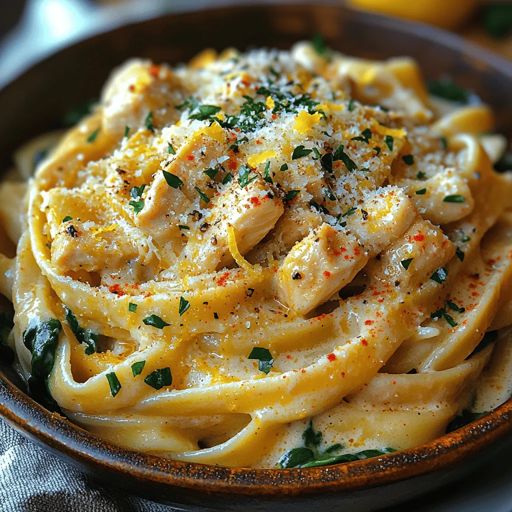 If you’re searching for a comforting and delicious meal that can be prepared in less than an hour, look no further than Creamy Garlic Chicken Pasta Delight. This dish is not just a meal; it's an experience that brings warmth and satisfaction to the dinner table. With tender chicken breasts enveloped in a luscious, garlicky cream sauce paired with al dente fettuccine, it's no wonder this recipe has earned a cherished place in the hearts of home cooks. The combination of flavors and textures creates a symphony of taste that is both indulgent and comforting.
