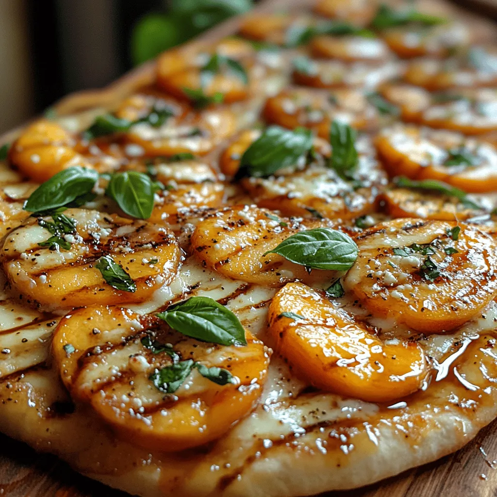 As summer graces us with its warmth, the culinary landscape transforms into a vibrant tapestry of fresh produce and sun-kissed flavors. Among the many delightful offerings of the season, grilled peach flatbreads stand out as a remarkable choice for both casual family dinners and summertime gatherings. This dish embodies the perfect harmony of sweet and savory flavors, making it a crowd-pleaser that everyone will love. Imagine biting into a warm, soft flatbread topped with juicy, caramelized peaches, creamy cheese, and fragrant herbs—a combination that sings of summer in every mouthful.