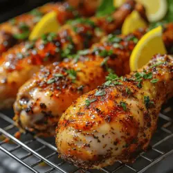 In the world of culinary delights, few dishes can rival the satisfying crunch and mouthwatering flavor of crispy oven-baked chicken legs. The allure of perfectly cooked chicken legs lies in their juicy tenderness combined with a crispy, golden-brown exterior that tempts the palate. This recipe for Crispy Herb-Infused Oven Baked Chicken Legs is not only easy to prepare but also brimming with aromatic herbs and spices that elevate the humble chicken to a gourmet experience.