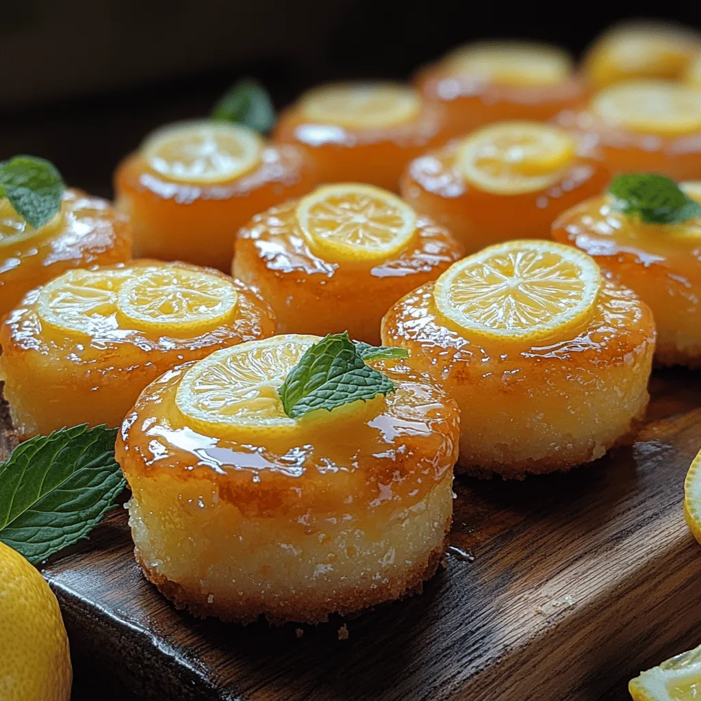 Welcome to the delightful world of mini lemon drop cakes, a dessert that embodies the essence of sunshine in each bite. These charming little cakes are the perfect balance of zesty and sweet, making them an irresistible treat for any occasion. With their light, fluffy texture and bright lemon flavor, mini lemon drop cakes are sure to capture the hearts (and taste buds) of casual bakers and dessert enthusiasts alike.