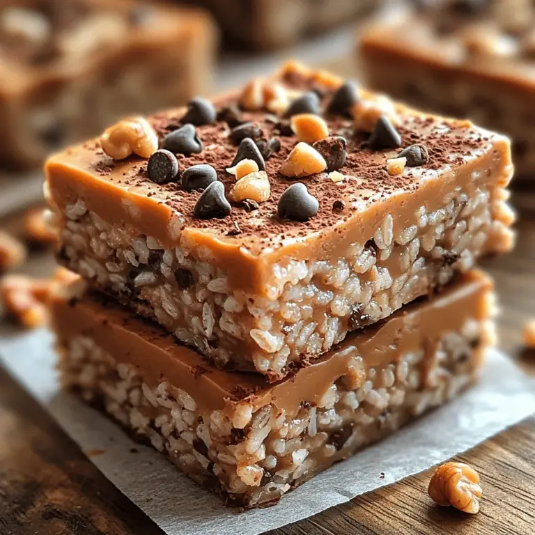 If you're on the hunt for a satisfying snack that combines convenience, taste, and nutrition, look no further than Crunchy Peanut Butter Rice Bars. These bars are a delightful blend of chewy and crunchy textures, topped off with the rich flavor of peanut butter and a hint of sweetness. Perfect for a midday pick-me-up or a post-workout treat, these bars not only satiate your cravings but also provide a dose of essential nutrients.