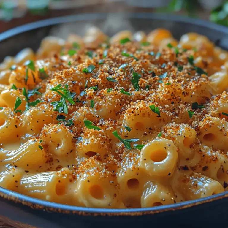 Mac and cheese is undoubtedly one of the quintessential comfort foods that has captured the hearts and taste buds of many around the world. Its creamy texture, cheesy goodness, and warm embrace make it a go-to dish for any occasion, whether it’s a cozy dinner at home or a gathering with family and friends. But what if we told you that there’s a way to elevate this beloved classic to new heights? Enter Creamy Roasted Garlic Mac & Cheese—a dish that takes the familiar comfort of traditional mac and cheese and infuses it with the rich, nutty flavors of roasted garlic. This unique twist transforms a classic into a gourmet experience.