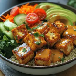 In the realm of healthy eating, Buddha bowls have carved out a niche for themselves, emerging as a popular choice among food enthusiasts and health-conscious individuals alike. These vibrant, nutrient-packed bowls are celebrated for their ability to combine a variety of ingredients into a single, aesthetically pleasing dish that not only looks good but also nourishes the body. The Crispy Tofu Buddha Bowl stands out as a delicious embodiment of this trend, featuring an exciting mix of flavors, textures, and colors that make it a satisfying meal option for any time of the day.