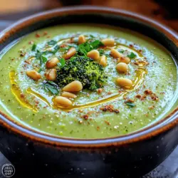 Creamy Roasted Broccoli Bliss Soup Recipe