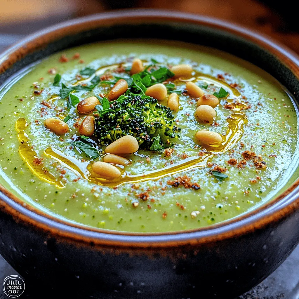 Creamy soups have long been cherished as comforting meals that embrace us with warmth, making them suitable for any season. They are not just a delightful indulgence; they also serve as a canvas for creativity in the kitchen. One such standout recipe is the Creamy Roasted Broccoli Bliss Soup, a dish that beautifully encapsulates the rich flavors of roasted vegetables and creamy textures. With its vibrant green hue and silky consistency, this soup is as pleasing to the eye as it is to the palate.
