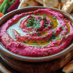 Hummus has transcended its origins as a traditional Middle Eastern dish to become a beloved staple in many kitchens around the world. This creamy, versatile dip is celebrated for its smooth texture and rich flavor, making it a popular choice for appetizers, snacks, and even as a spread on sandwiches. At its core, hummus is made primarily from chickpeas, blended with tahini, olive oil, lemon juice, and garlic, resulting in a deliciously satisfying dip that pairs well with an array of accompaniments, from pita bread to crunchy vegetables.