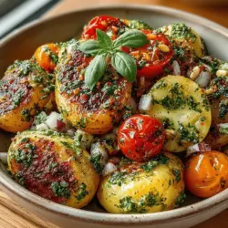 Potato salad is a beloved classic, often seen at summer barbecues, family picnics, and holiday gatherings. While traditional recipes are comforting in their simplicity, there's a world of opportunity to elevate this dish by incorporating unique flavors that excite the palate. Enter Basil Pesto Potato Salad—a vibrant take on the classic that introduces the fresh, aromatic flavors of basil pesto into the mix. This innovative recipe not only adds a burst of color and flavor but also transforms the humble potato salad into a gourmet side dish that complements any meal.