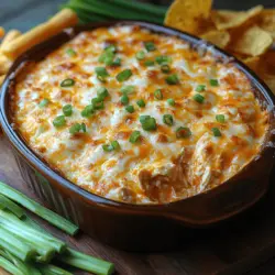 Buffalo chicken dip has become a staple at gatherings, parties, and casual family nights, celebrated for its irresistible combination of flavors and textures. This dish is a crowd-pleaser that captures the essence of classic buffalo wings, transforming them into a creamy, dippable delight. Its unique balance of spice and creaminess makes it an ideal appetizer for any occasion, whether you're cheering on your favorite team during game day or hosting a cozy get-together with friends. The allure of this dip lies in its versatility, appealing to both spicy food aficionados and cheese lovers alike, making it a must-have recipe to add to your culinary repertoire.