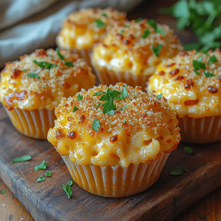 Macaroni and cheese has long held a special place in the hearts of food lovers, transcending generations as a quintessential comfort food. Its creamy texture, rich flavors, and nostalgic appeal make it a go-to dish for many. Whether enjoyed on a cozy night in or served at a festive gathering, mac and cheese is a dish that never fails to delight. Today, we introduce a modern twist to this classic favorite: Cheesy Delight Mac and Cheese Cups. This innovative recipe transforms the traditional mac and cheese into a gourmet, bite-sized treat that is perfect for parties, potlucks, or simply as a fun weeknight dinner.
