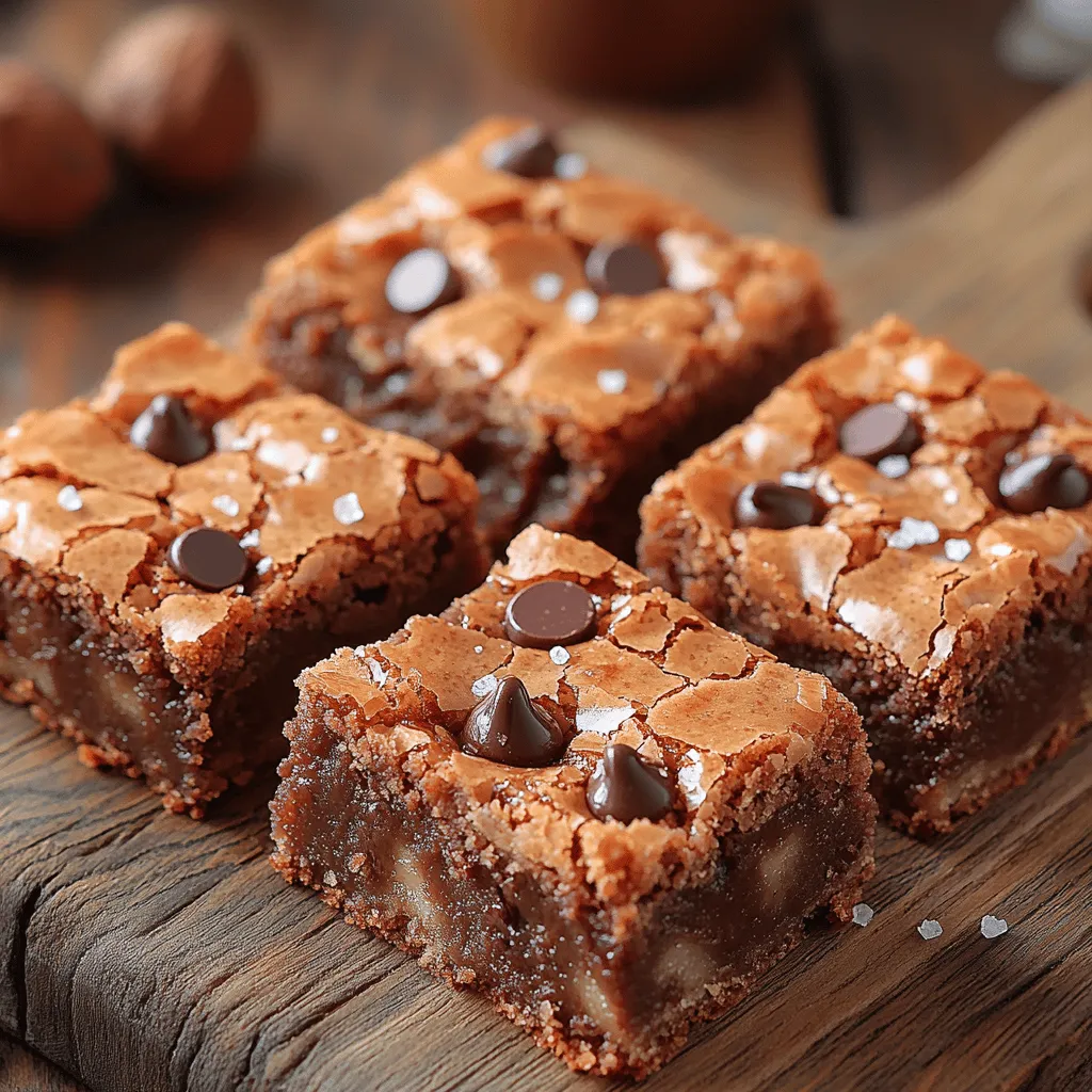 Crackly Brown Butter Blondies are a delightful twist on traditional blondies, bringing a depth of flavor and a unique texture that sets them apart from their chocolatey counterpart, the brownie. The significance of this recipe lies in its ability to elevate simple ingredients into a luxurious treat, making it a favorite for gatherings and celebrations. Their rich, nutty flavor, paired with a slightly crisp top and chewy center, creates a delightful contrast that is irresistible.
