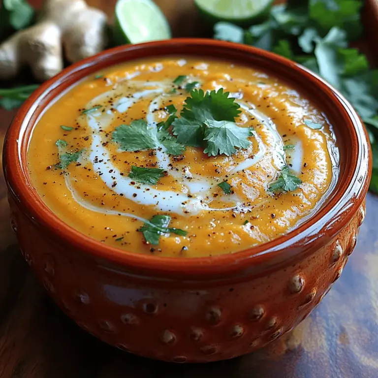Creating the perfect Velvety Carrot Ginger Bliss requires attention to detail at each stage of the cooking process. Follow these steps to ensure you achieve a delicious, comforting soup that will warm your soul.