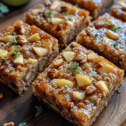 In recent years, the trend of healthy snacking has gained remarkable traction, as more individuals seek nutritious options that satisfy cravings without compromising their well-being. The demand for wholesome snacks stems from a growing awareness of the impact of diet on overall health, leading to an increased interest in recipes that are not only delicious but also packed with essential nutrients. Among these, the Crunchy Apple Oat Snack Bars stand out as an excellent choice for anyone looking to indulge in a guilt-free treat. With their delightful combination of flavors and textures, these bars offer a satisfying crunch paired with a hint of sweetness that appeals to both children and adults alike.
