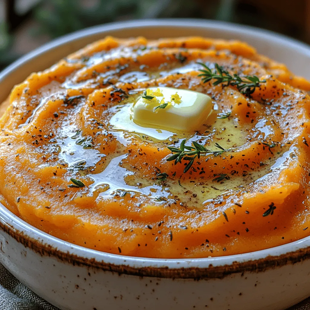 To achieve the rich, creamy texture that defines Heavenly Buttery Thyme Mashed Sweet Potatoes, the incorporation of butter and cream is crucial. Start by using unsalted butter, as it allows you to control the saltiness of the dish. A standard ratio for a rich mash is about 1/2 cup of butter for every two pounds of sweet potatoes. The butter should be at room temperature to ensure it blends smoothly into the hot potatoes without clumping.