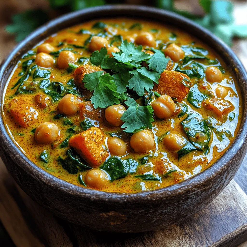 In today’s fast-paced world, finding meals that are both nourishing and easy to prepare can be a challenge. Enter the Creamy Chickpea Spinach Stew with Coconut Milk—a delightful dish that combines rich flavors and wholesome ingredients, making it a perfect choice for both busy weeknights and leisurely weekends. This plant-based stew is not only a feast for the senses but also a powerhouse of nutrition, ideal for anyone looking to enhance their diet with vibrant, healthful meals.