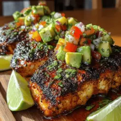 Zesty Chili Lime Chicken with Avocado Salsa