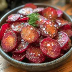 Creating the perfect batch of crunchy roasted beet chips is an art that requires a few essential steps. Follow these instructions carefully to achieve the crispiest, most flavorful beet chips.