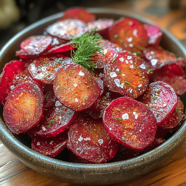 Creating the perfect batch of crunchy roasted beet chips is an art that requires a few essential steps. Follow these instructions carefully to achieve the crispiest, most flavorful beet chips.