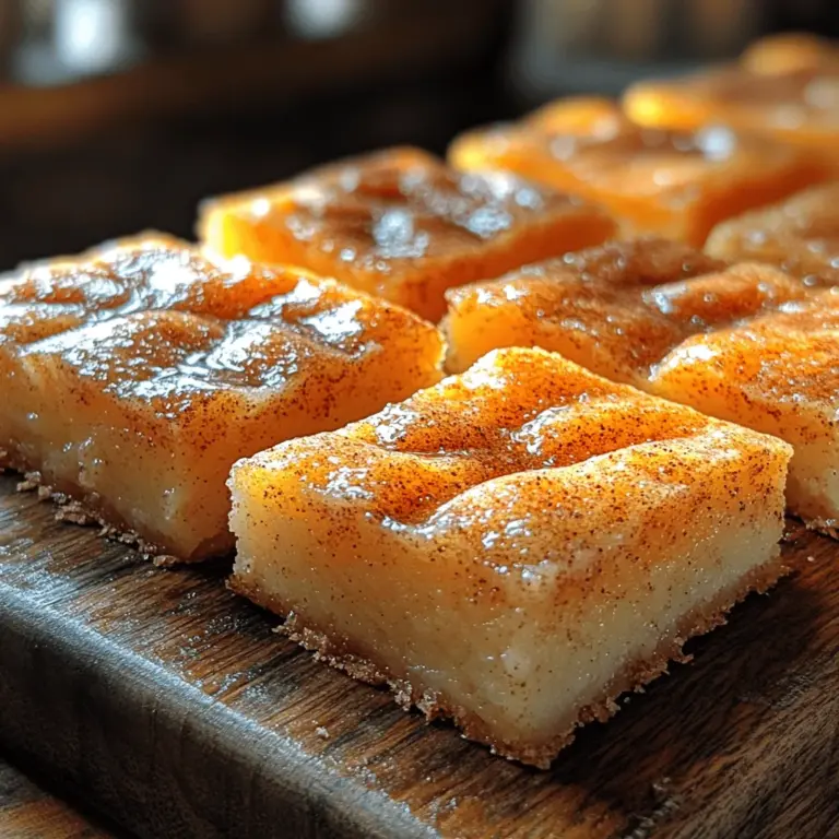 If you have a sweet tooth and enjoy baked treats, then soft baked snickerdoodle bars are bound to become a favorite in your repertoire. These delightful bars are the perfect blend of soft, chewy texture and the warm, comforting flavors of cinnamon and sugar. Snickerdoodles, traditionally known as cookies, have been a beloved dessert for generations. Their origin can be traced back to New England, where they became popular in the 19th century. The combination of cream of tartar and baking soda gives them their signature tangy flavor, while the cinnamon sugar coating adds an irresistible sweetness.