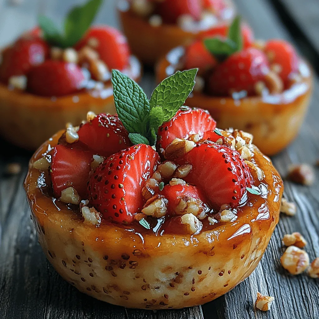 To create the perfect Sweet Strawberry Oat Cups, the first step is to combine the wet ingredients. This is crucial as it ensures the flavors meld together beautifully while providing a smooth base for the oat cups. In a large mixing bowl, add the ripe bananas, nut butter, plant-based milk, and vanilla extract.