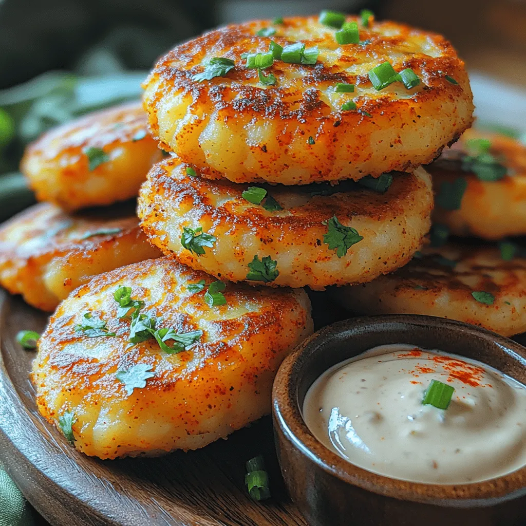 When it comes to comfort food, few dishes can rival the warm, satisfying embrace of potato cakes. Enter the Crispy Pepper Jack Potato Cakes, a delightful fusion of creamy potatoes and zesty cheese that elevates this traditional dish into something truly exceptional. These cakes boast a golden, crispy exterior that gives way to a soft, cheesy interior, making them an irresistible treat for any occasion. Whether you're serving them as appetizers at a gathering or enjoying them as a side dish during family dinners, these potato cakes are sure to impress with their bold flavors and unique textures.