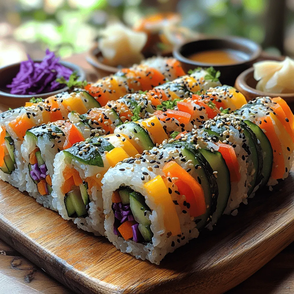 Sushi has long been celebrated as a cornerstone of Japanese cuisine, renowned for its delicate balance of flavors and eye-catching presentation. Among the myriad of sushi varieties, Rainbow Veggie Sushi Rolls stand out as a vibrant, healthy alternative to traditional sushi that appeals to both vegans and those looking to incorporate more vegetables into their diet. This dish not only showcases an array of colorful vegetables but also embodies the essence of creativity and healthfulness in cooking.