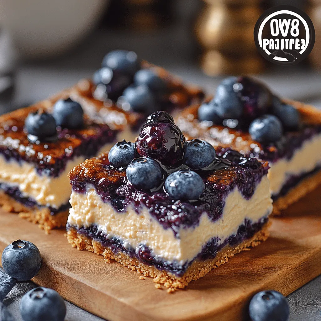 If you're in search of a dessert that perfectly balances creamy richness and fruity brightness, look no further than luscious blueberry cheesecake bars. This delightful treat combines the velvety texture of classic cheesecake with the vibrant flavor of fresh blueberries, creating a dessert that is both indulgent and refreshing. With a buttery graham cracker crust, a smooth blueberry-infused cheesecake filling, and a luscious berry topping, these bars are sure to impress family and friends alike.