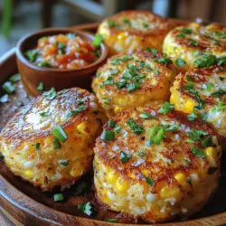 Corn fritters have long captured the hearts and palates of food lovers around the globe. Their delightful combination of sweetness and savory flavors, coupled with a satisfying crunch, makes them an irresistible treat. Golden Sweet Corn Fritter Cakes are not just a feast for the taste buds; they are also incredibly versatile. Whether served as a snack, appetizer, or side dish, these fritter cakes can elevate any meal or gathering. Their appealing texture, combining a crispy exterior with a tender inside, ensures that each bite is a delightful experience.