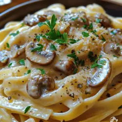 Earthy Delight: Creamy Vegan Mushroom Sauce Pasta