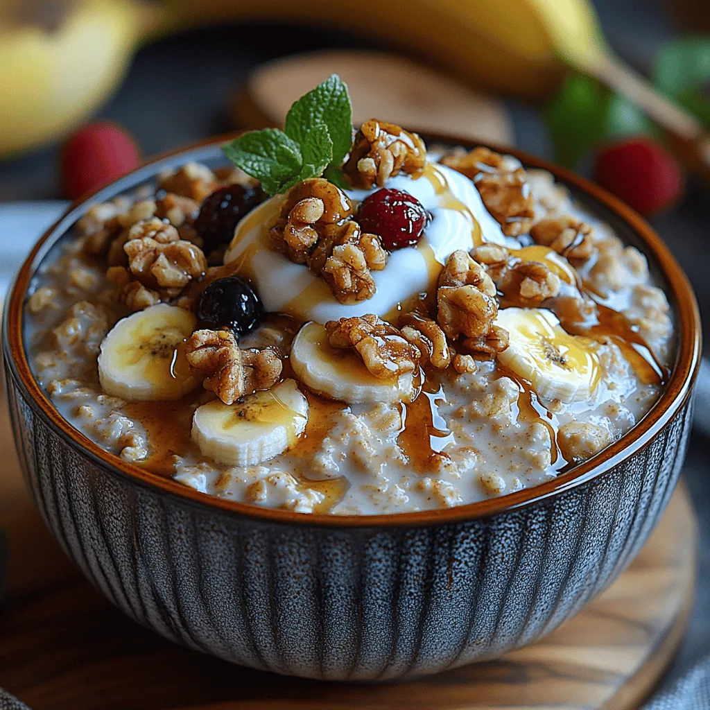 When it comes to breakfast, oatmeal stands out as one of the healthiest options available. Packed with nutrients and versatile in its preparation, oatmeal has been a staple in diets across the globe for centuries. It serves not only as a comforting start to your day but also as a canvas for various flavors and textures. Among the numerous oatmeal recipes out there, Creamy Maple Walnut Oatmeal shines brightly. This delightful dish marries the creaminess of rolled oats with the satisfying crunch of walnuts, all sweetened naturally with rich maple syrup. It’s a perfect combination that offers both comfort and nutrition, making it an ideal choice for breakfast or even a wholesome snack.