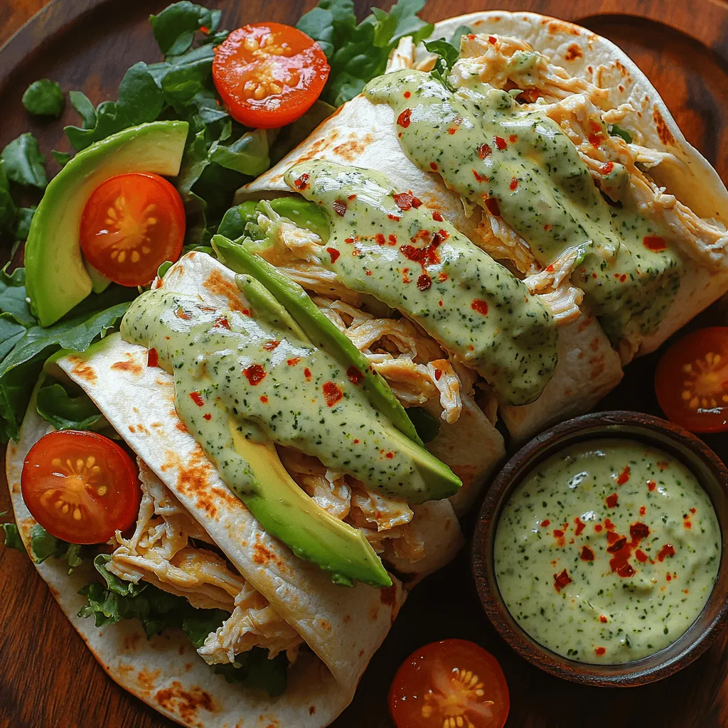 Cilantro-Lime Bliss Chicken Wraps encapsulate the vibrant tastes of fresh cilantro and the tangy brightness of lime, perfectly complementing tender chicken. This recipe not only tantalizes the taste buds but also packs a nutritional punch, making it an excellent option for lunch, dinner, or even gatherings. The highlight of this dish is the use of rotisserie chicken, which adds an element of convenience without compromising on taste or quality. With minimal preparation time, these wraps can be assembled quickly, making them a go-to meal for busy individuals and families alike.