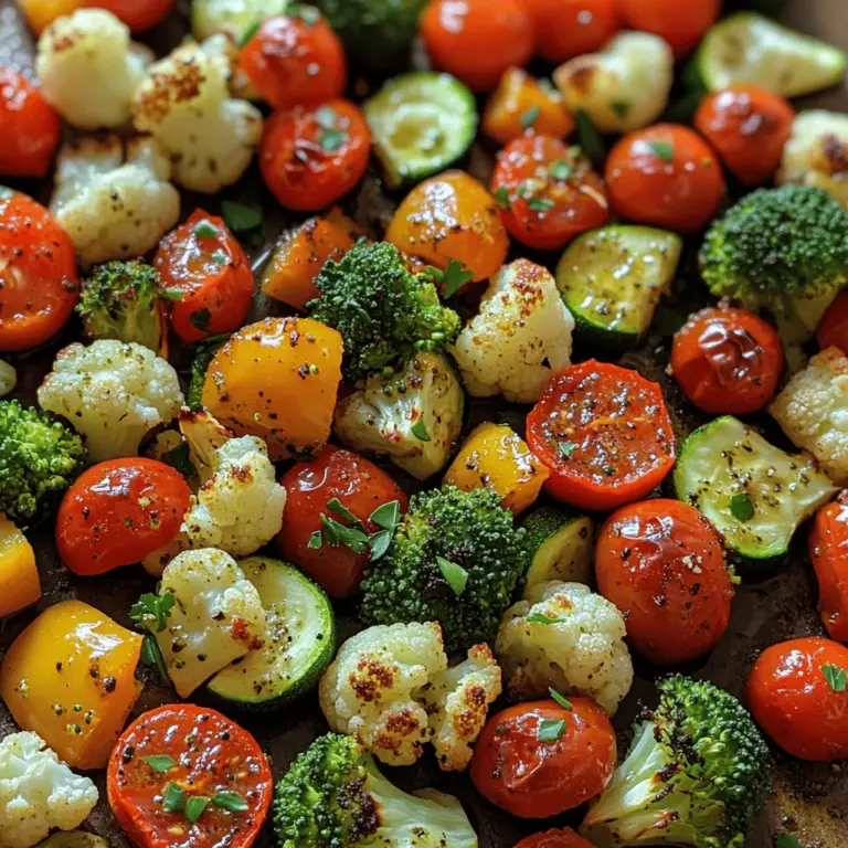 If you're on the lookout for a dish that is as nutritious as it is delicious, look no further than Crunchy Herb Ranch Roasted Veggies. This vibrant medley of roasted vegetables, infused with the rich flavors of ranch seasoning, not only offers a satisfying crunch but also a colorful presentation that can brighten any meal. Whether you're preparing a casual weeknight dinner, hosting a gathering, or simply aiming to incorporate more vegetables into your diet, this recipe fits the bill perfectly.