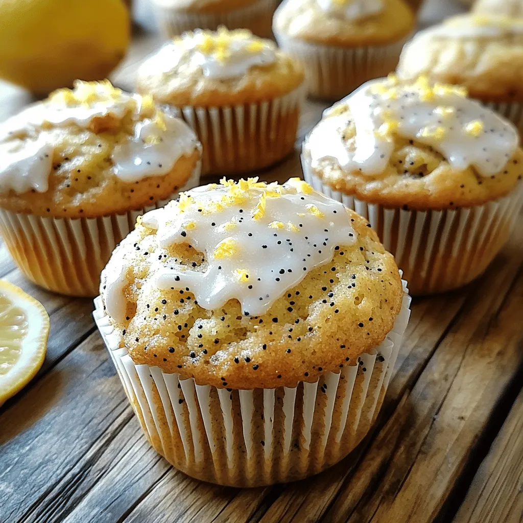 If you're looking to brighten your breakfast or snack time with a burst of flavor and a touch of sunshine, look no further than the delightful Lemon Poppy Seed Muffins. These muffins are a perfect blend of zesty lemon and subtle nuttiness from the poppy seeds, creating a treat that's as delicious as it is visually appealing. They are light, fluffy, and incredibly fragrant, making them a favorite for brunch gatherings, afternoon tea, or even a sweet pick-me-up during a busy day.