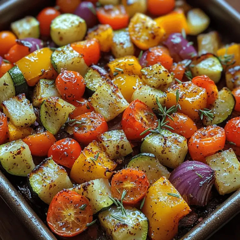 In an era where health-conscious eating is more prevalent than ever, the appeal of colorful, healthy meals cannot be overstated. A plate that bursts with vibrant hues not only captivates the eye but also nourishes the body. One such delightful dish that embodies this principle is the Crunchy Roasted Rainbow Veggies recipe. This dish is not just a feast for the senses; it is a celebration of healthy eating, packed with a variety of vegetables that provide essential nutrients, flavors, and textures.