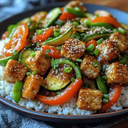 Crispy Zucchini & Tofu Stir Fry Recipe