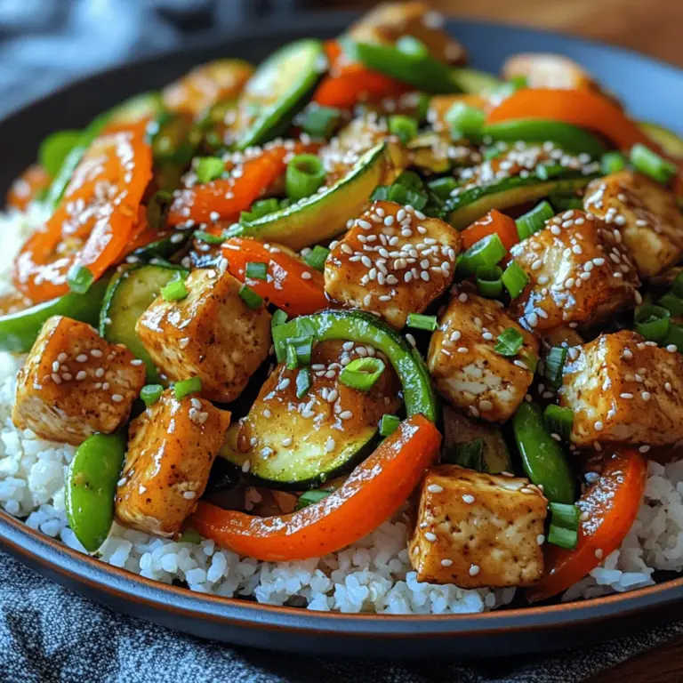 In the realm of weeknight meals, few dishes can match the convenience and satisfaction of a stir fry. The Crispy Zucchini & Tofu Stir Fry stands out not only for its vibrant colors and textures but also for its wholesome ingredients that cater to both flavor and nutrition. This dish combines the crispness of zucchini with the hearty richness of tofu, creating a delightful balance that tantalizes the taste buds while providing a plethora of health benefits.