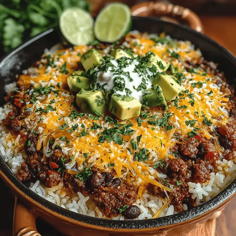 In the fast-paced world we live in, one-pot meals have become a staple in many households. They offer the perfect blend of convenience and flavor, allowing busy individuals and families to whip up satisfying dishes without the hassle of multiple pots and pans. Among the myriad of one-pot recipes available, the One-Pot Taco Rice and Beans Delight stands out as a vibrant, hearty option that brings a fusion of flavors to your dinner table. This dish not only delights the taste buds but also simplifies meal preparation, making it an ideal choice for weeknight dinners or meal prep.