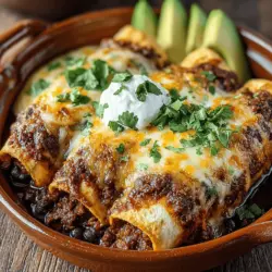 Sweet Potato & Black Bean Enchiladas are a delightful dish that combines the vibrant flavors of Mexican cuisine with the wholesome goodness of nutritious ingredients. This recipe offers a delicious plant-based option that appeals to vegetarians and anyone looking to incorporate healthier meals into their diet. The combination of sweet potatoes and black beans creates a satisfying filling that is both hearty and nutritious, making these enchiladas a perfect choice for a family dinner or meal prep for the week ahead.